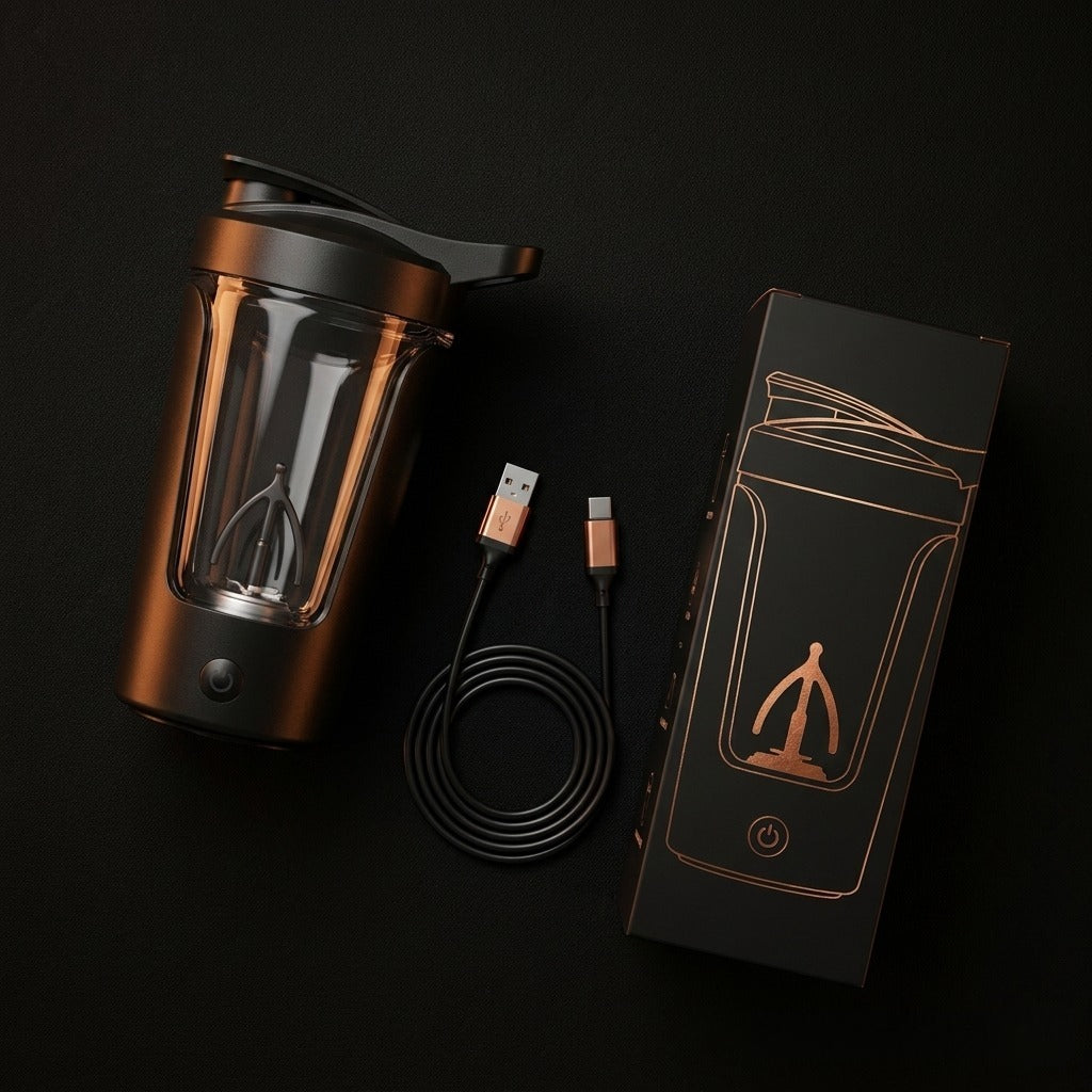 COMPOUND Electric Shaker — Smooth Mix in 10 Seconds